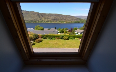 View from loch view rooms