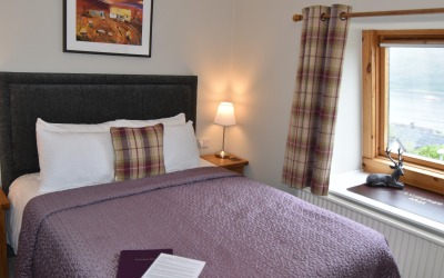 Double loch view bedroom